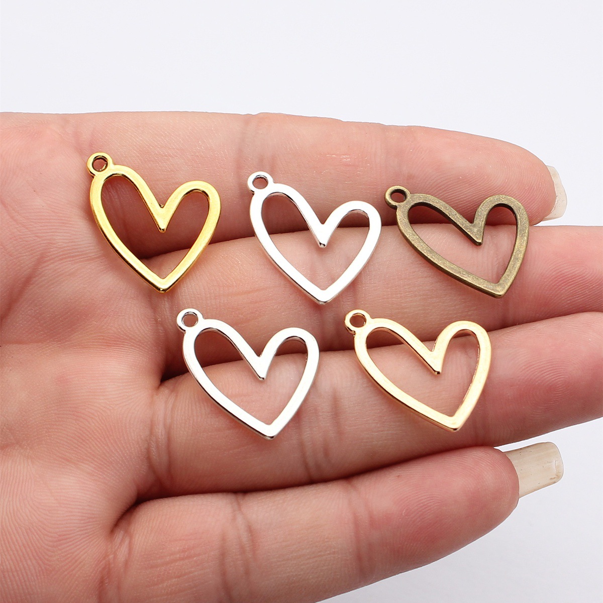 Vintage Fashion Theme - WYSIWYG 20pcs 22x20mm 5 Colors Geometric