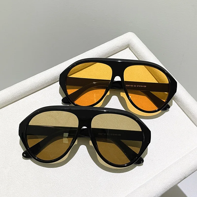 Vintage Outdoor Fashion - Fashion Oversized Pilot Sunglasses Women Vintage