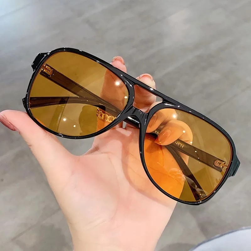 Vintage Outdoor Fashion - Retro Sunglasses for Men's Women's Large