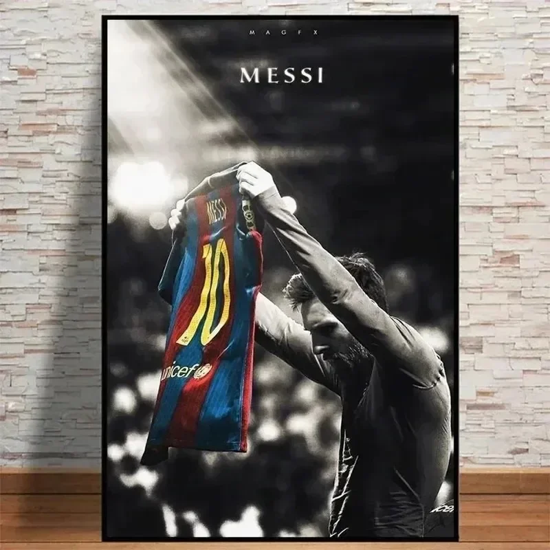 Vintage Fashion Wall Art - Lionel Messi Football Star Classic Vintage