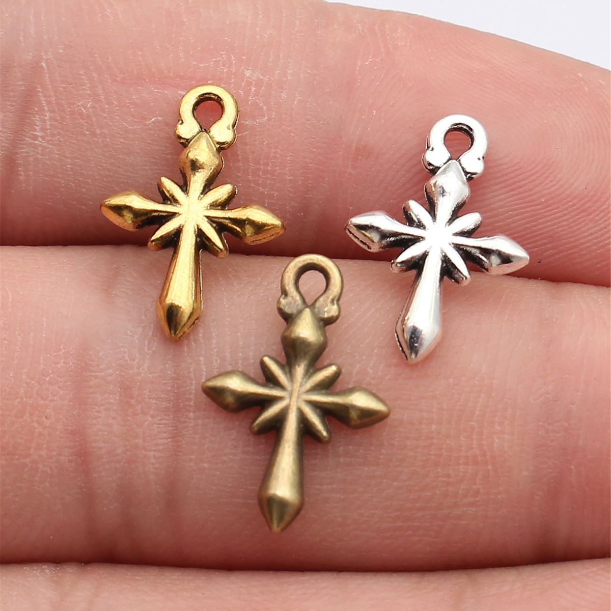 Vintage Fashion Theme - WYSIWYG 40pcs 18x12mm 3 Colors Antique