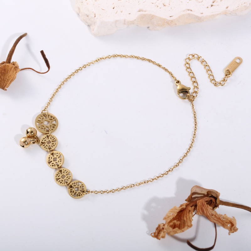 1 Piece Stainless Steel Anklet - Vintage Fashion Market review and price