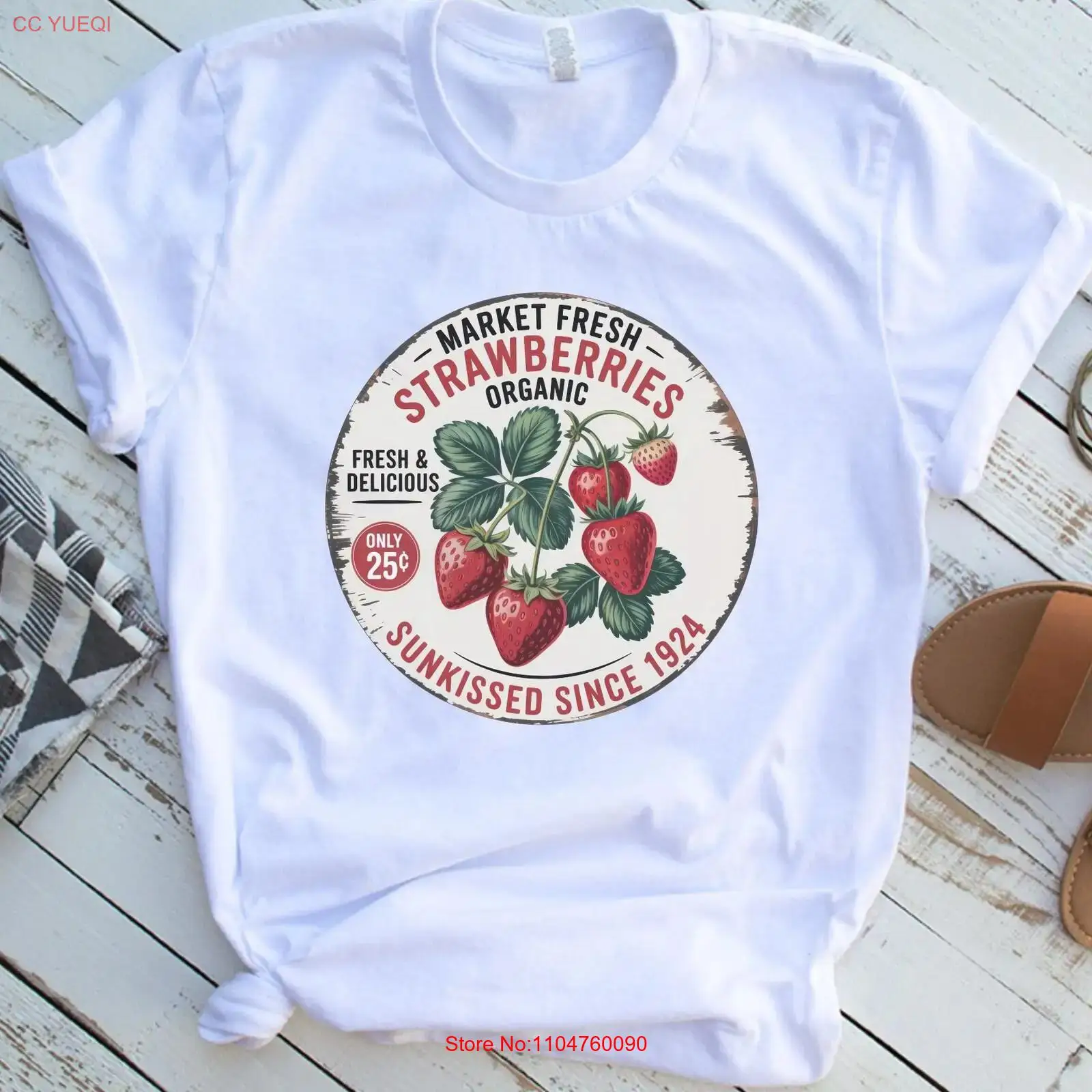 Fresh Strawberries Vintage T S - Vintage Fashion Market review and price