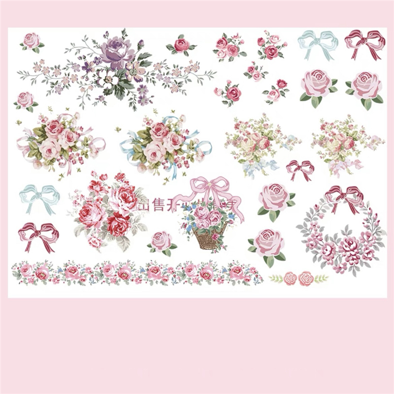Lily of the Valley Stickers Vi - Vintage Fashion Wallpaper review and price