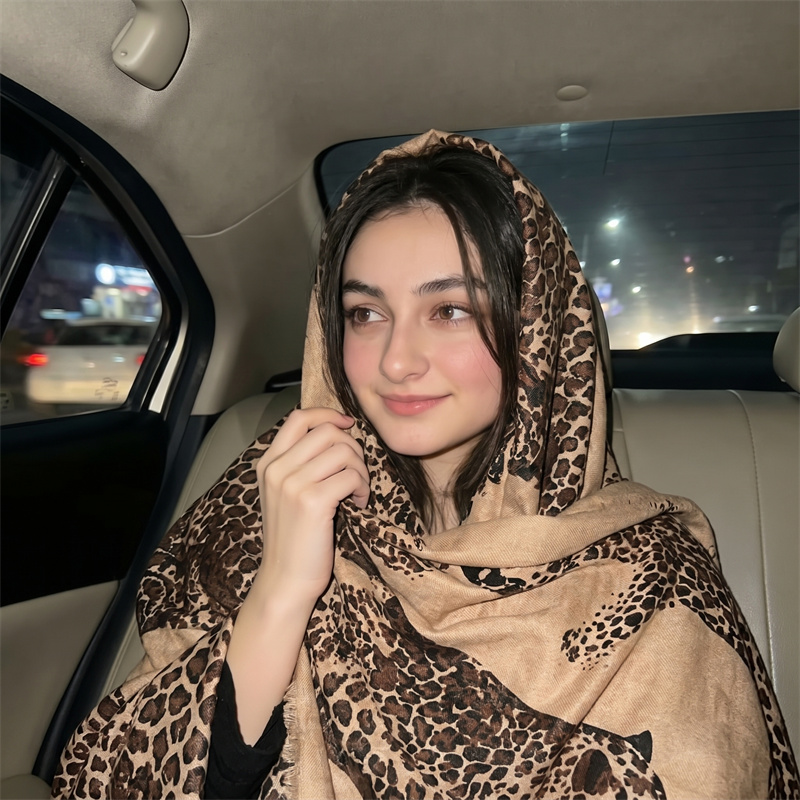 Vintage Leopard Print Hijab an - Vintage Outdoor Fashion review and price