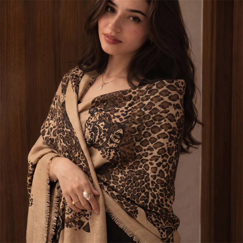 Vintage Leopard Print Hijab an - Vintage Outdoor Fashion review and price