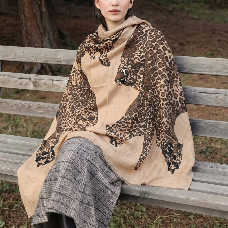 Vintage Leopard Print Hijab an - Vintage Outdoor Fashion review and price