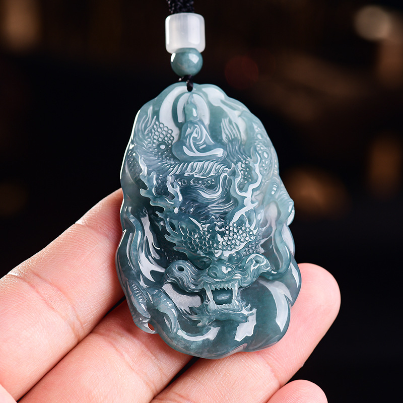 Natural Burmese Jadeite Dragon - Vintage Fashion And Design review and price