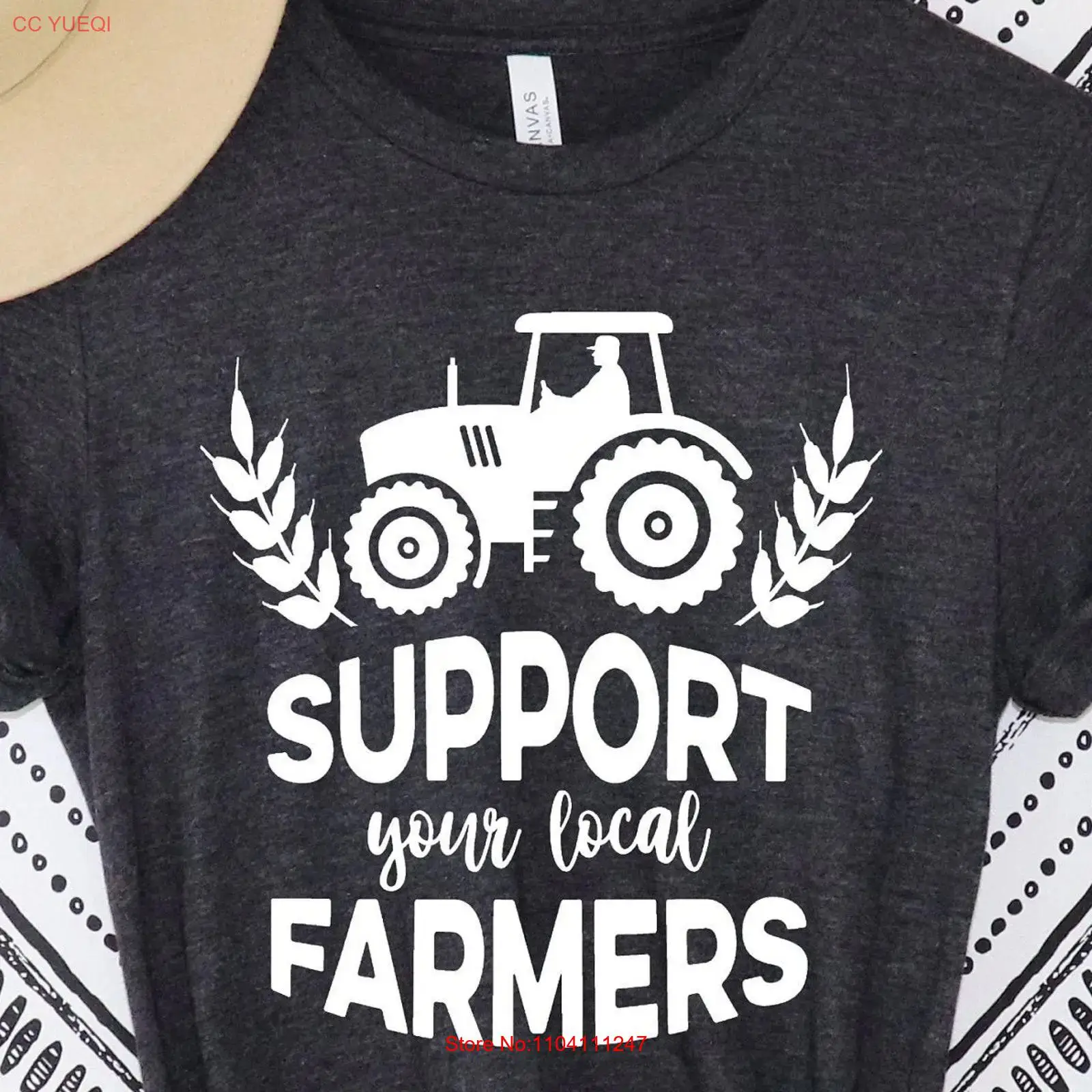 Support Your Local Farmers shi - Vintage Fashion Market review and price