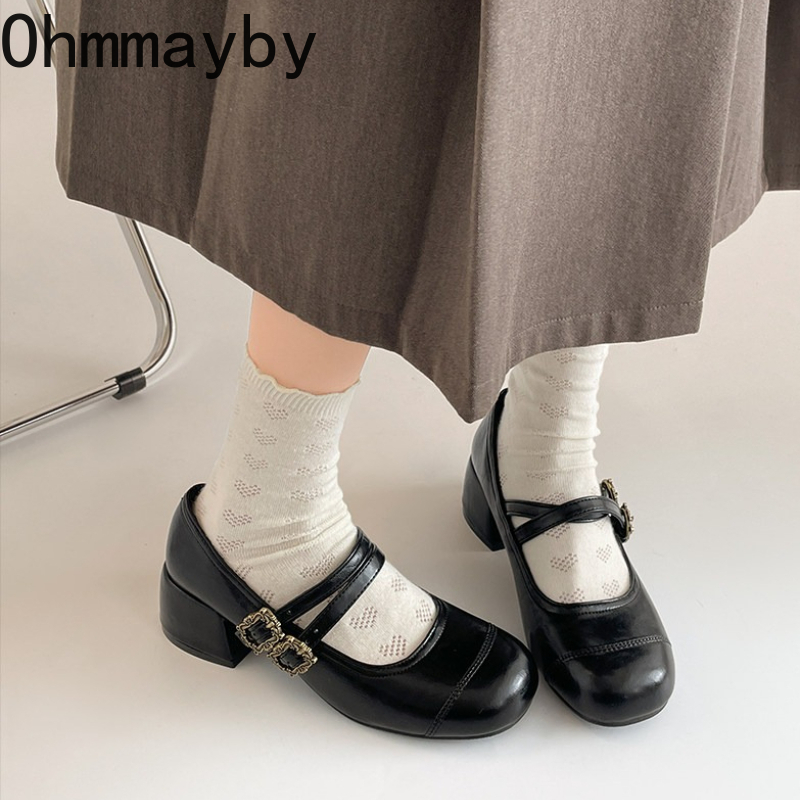Vintage Thick Heel Women Mary  - Vintage Outdoor Fashion review and price