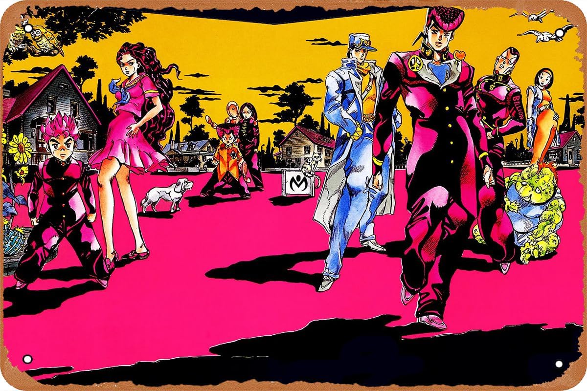 JoJos Bizarre Anime Poster,Vin - Vintage Fashion Posters review and price