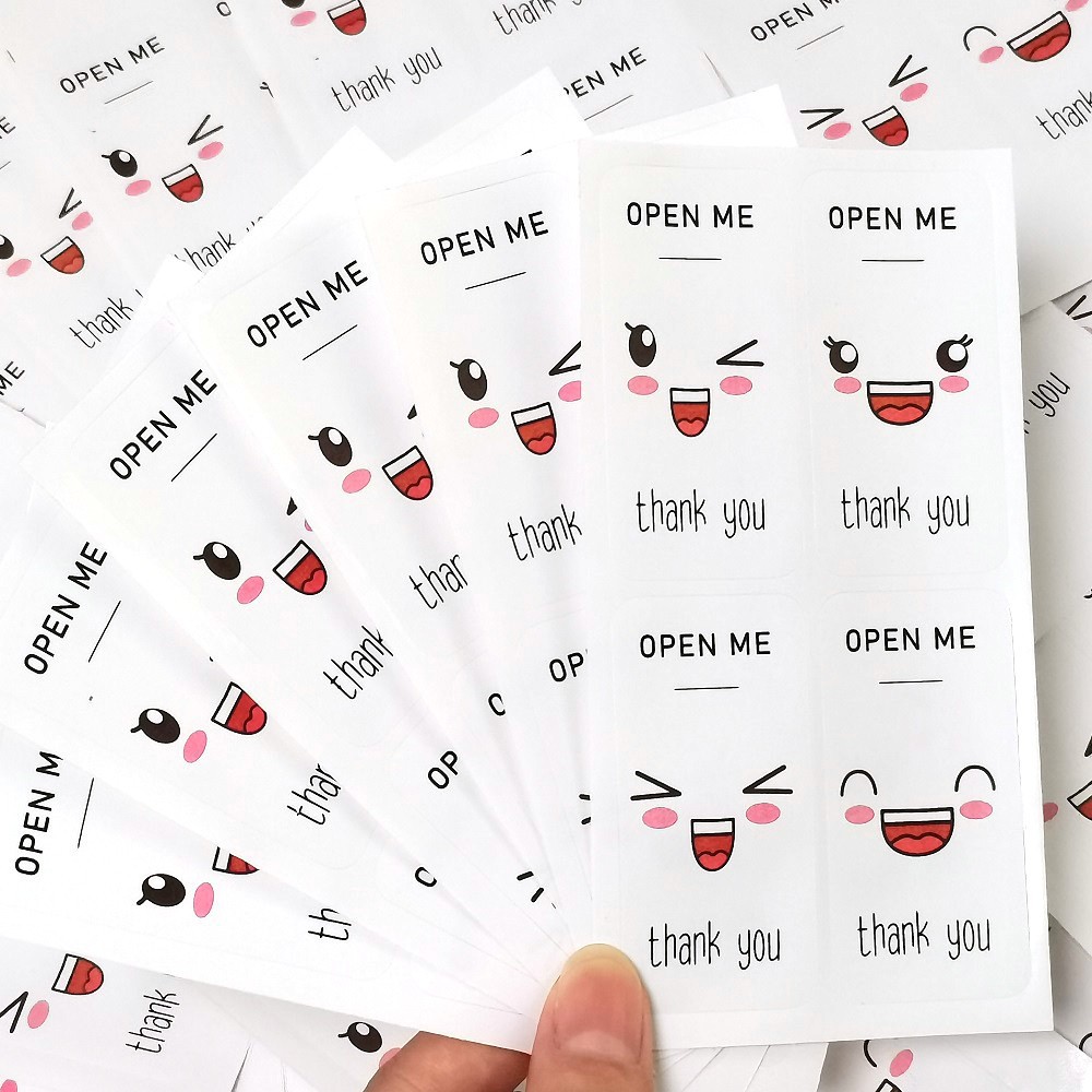40-100pcs Cute OPEN ME STICKER - Vintage Fashion Magazines review and price