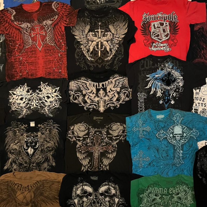 Flea Market Affliction T-shirt - Vintage Fashion Market review and price