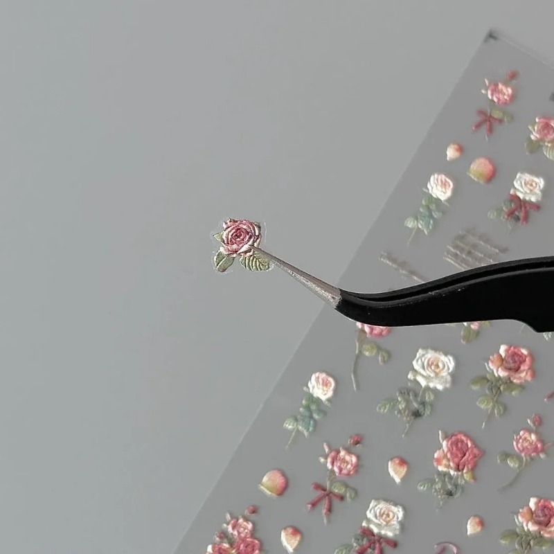 5Pcs Ins Retro Rose Sticker Hi - Vintage Fashion Magazines review and price