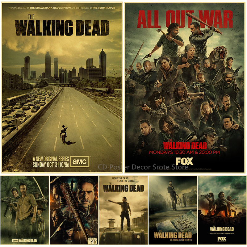 Classic TV Play The Walking De - Vintage Fashion Wallpaper review and price
