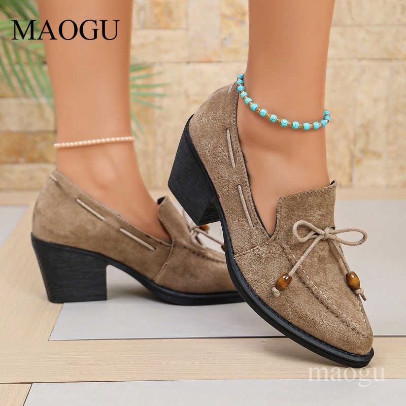 7CM Heeled Women's Spring Autu - Vintage Outdoor Fashion review and price