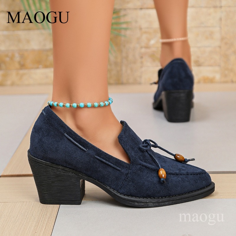 7CM Heeled Women's Spring Autu - Vintage Outdoor Fashion review and price