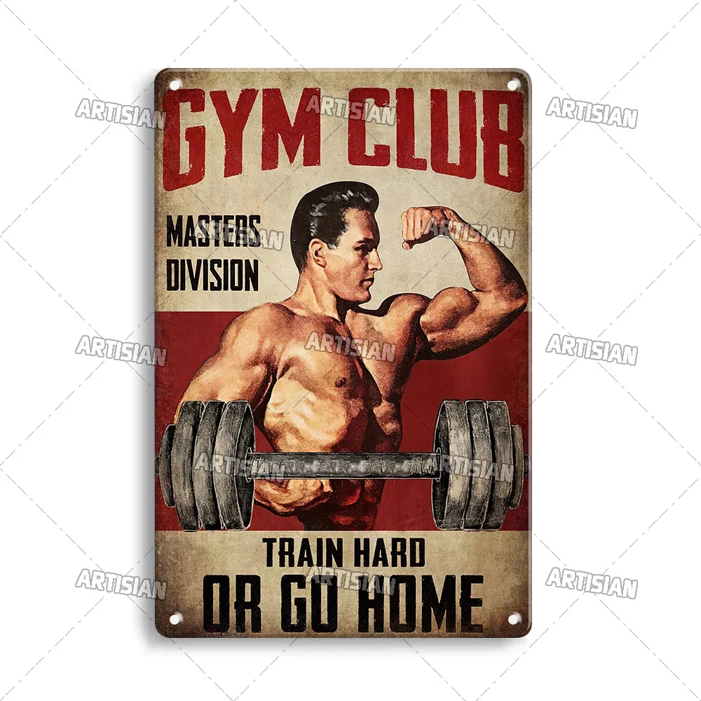 Old Man Gym Club Inspirational - Vintage Fashion Wall Art review and price
