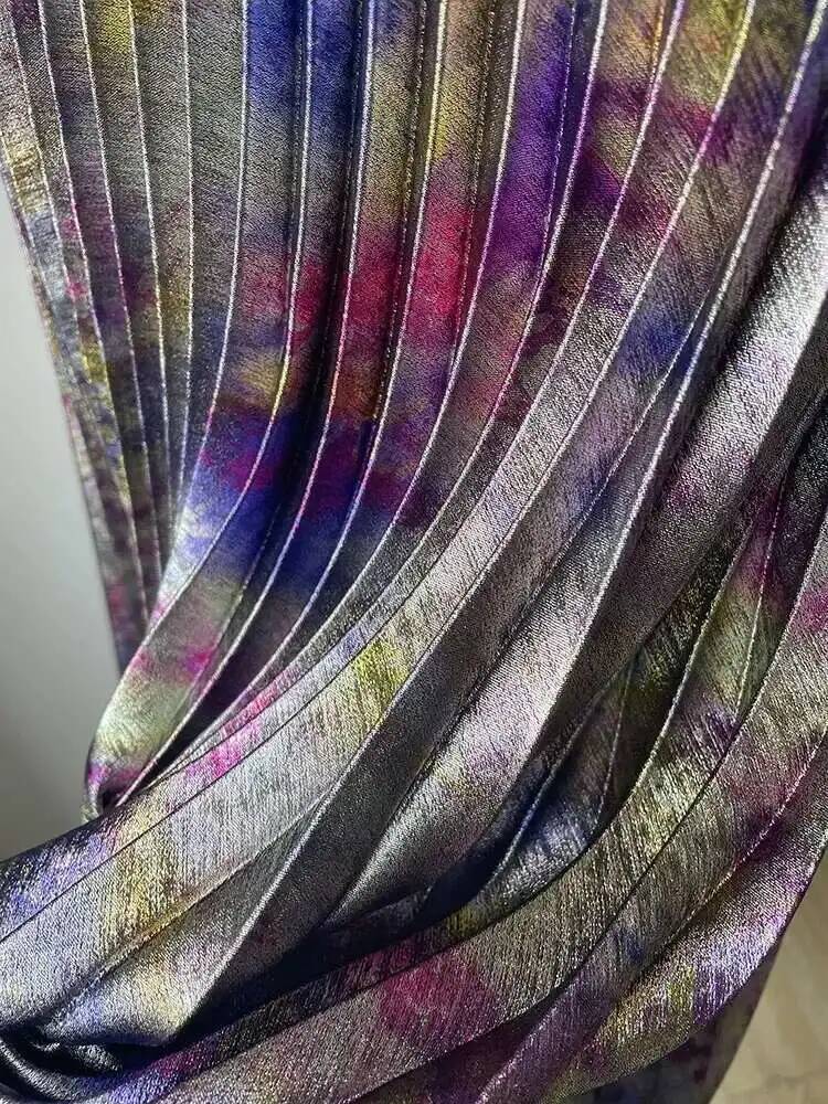 Shiny Colorful Luxury High Wai - Vintage Fashion Old Money review and price