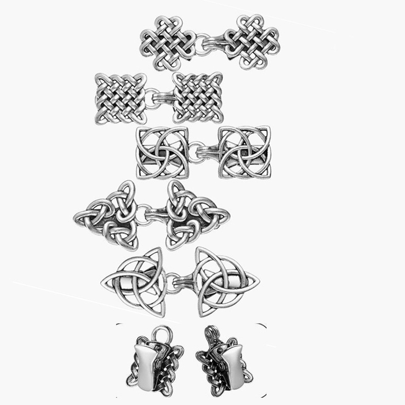 Vintage Sweater Clips Celtic K - Vintage Fashion Postcards review and price