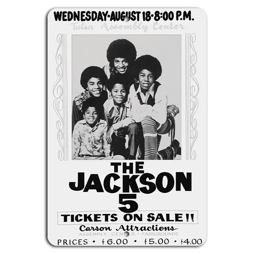 The Jackson 5 Tulsa Assembly C - Vintage Fashion Posters review and price