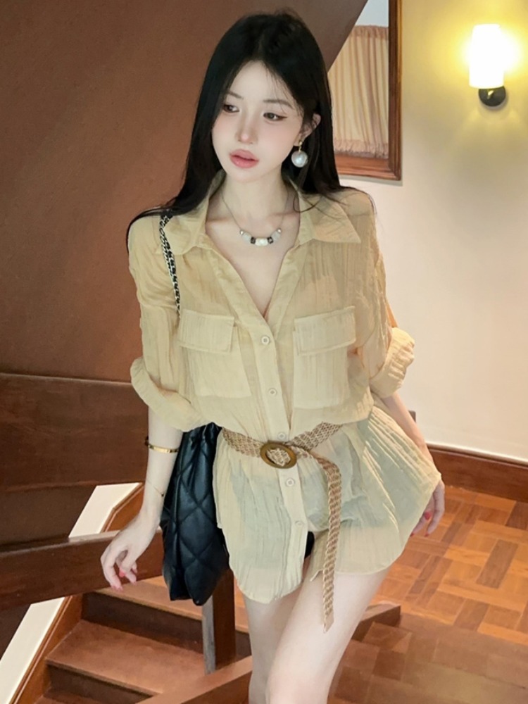 Summer New Vintage Loose Waist - Vintage Fashion Old Money review and price