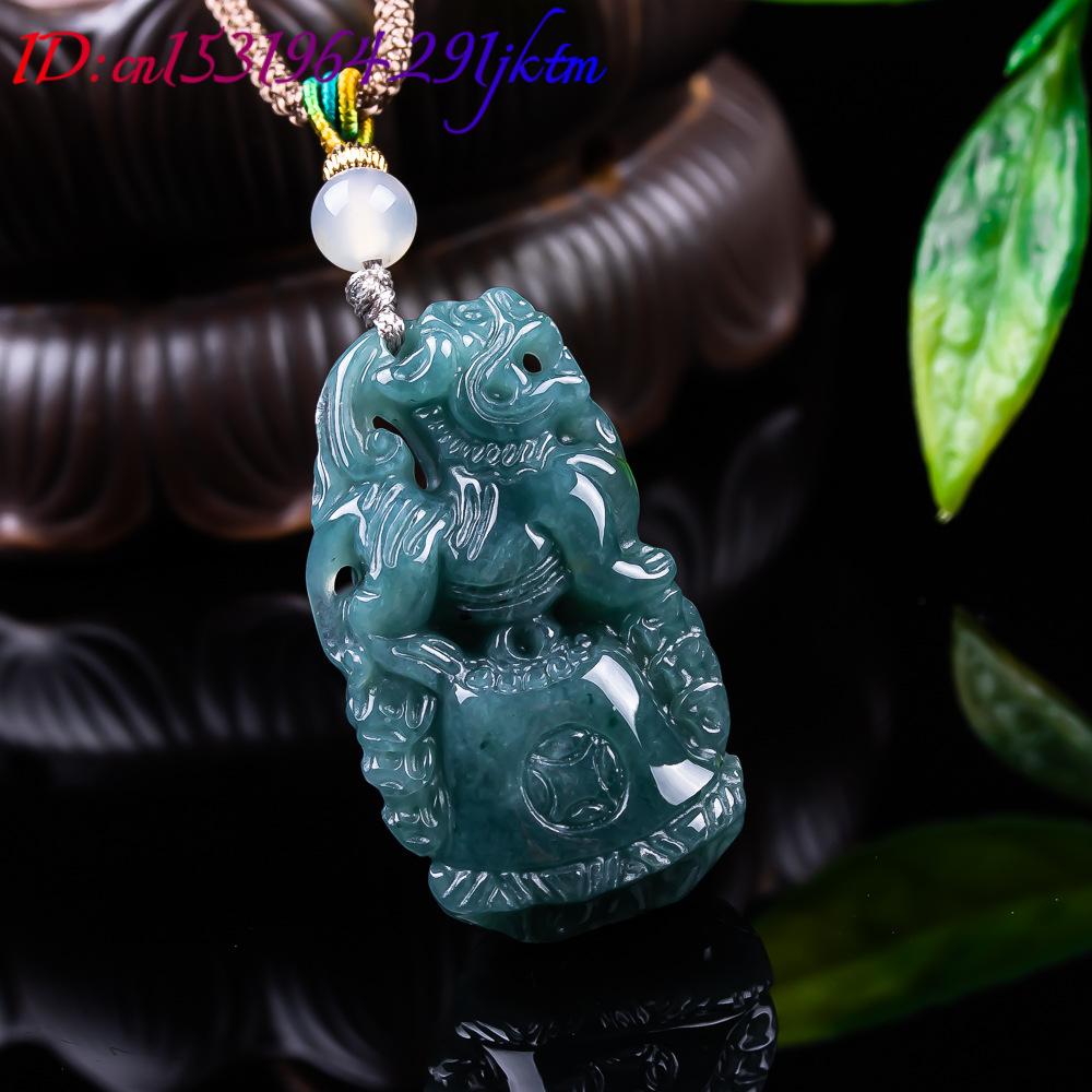 Burmese Jadeite Pixiu Pendant  - Vintage Fashion And Design review and price