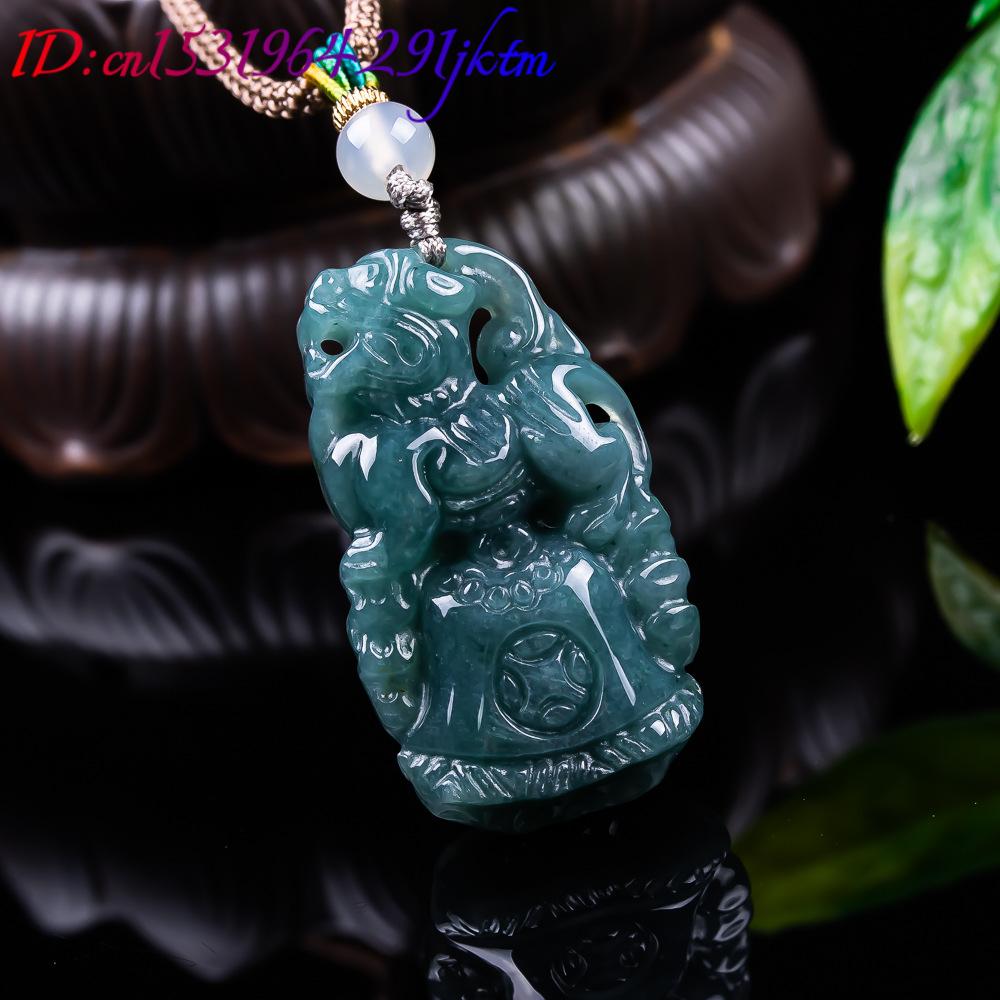 Burmese Jadeite Pixiu Pendant  - Vintage Fashion And Design review and price