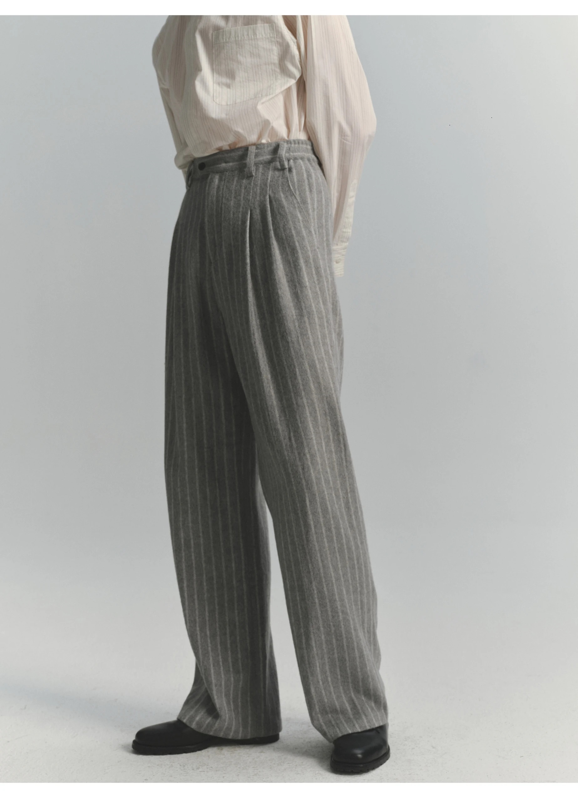 Men's Striped Pants High-Stree - Vintage Fashion Old Money review and price