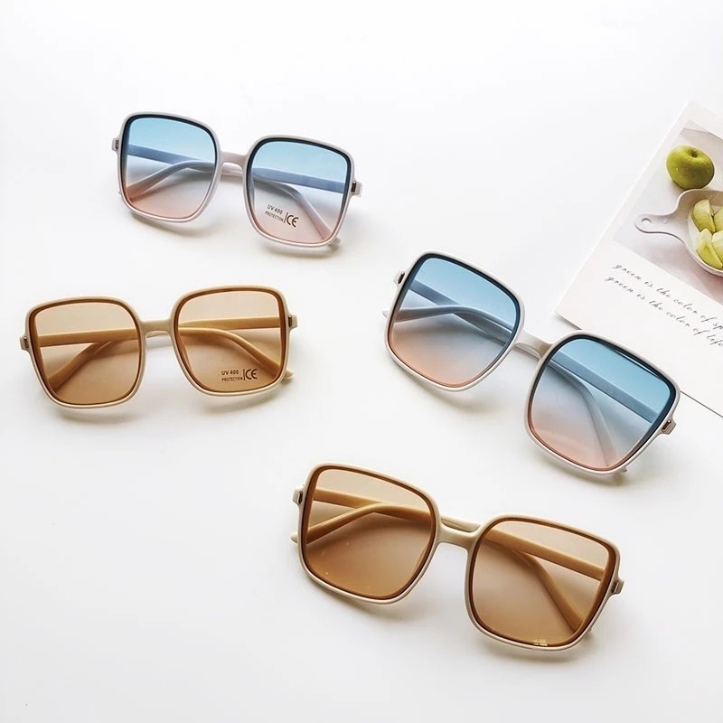 Vintage Oversized Square Sungl - Vintage Fashion Brands review and price