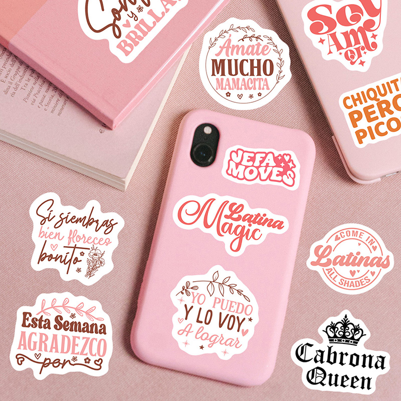 48pcs Latina Positive Quote St - Vintage Fashion Magazines review and price
