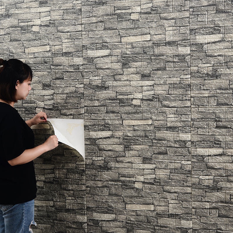 12Pcs 35*30cm High Quality 3D  - Vintage Fashion Wallpaper review and price