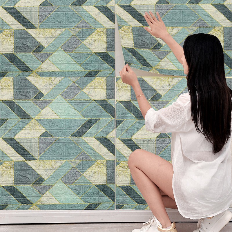 12Pcs 35*30cm High Quality 3D  - Vintage Fashion Wallpaper review and price