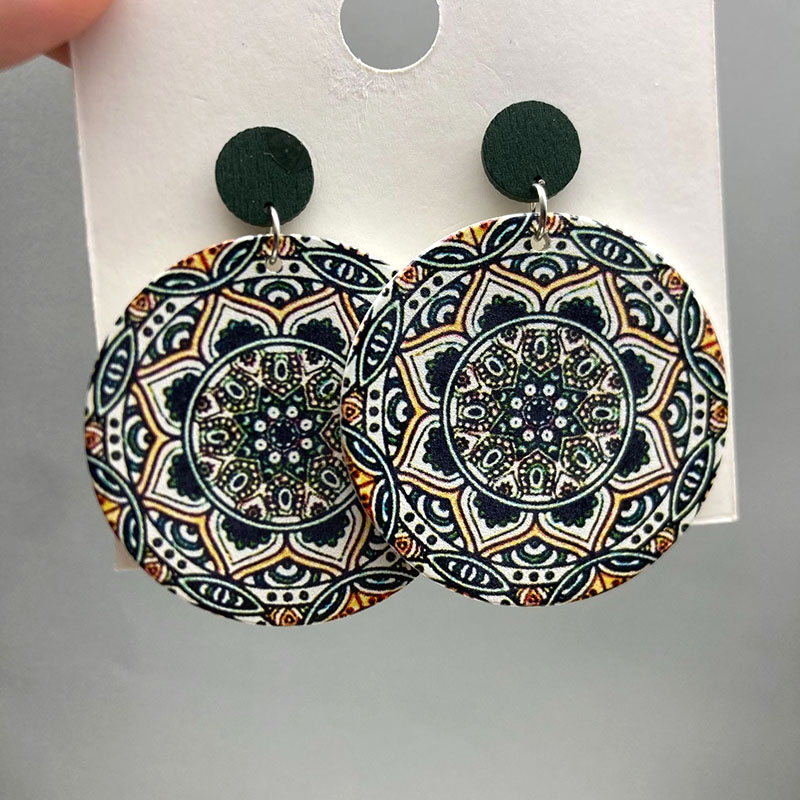 Ethnic Vintage Round Printed W - Vintage Fashion Illustrations review and price