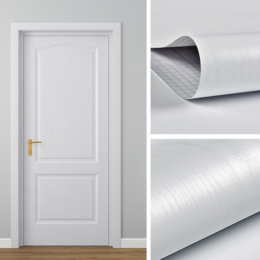 Pure White Wood Grain Self Adh - Vintage Fashion Wallpaper review and price