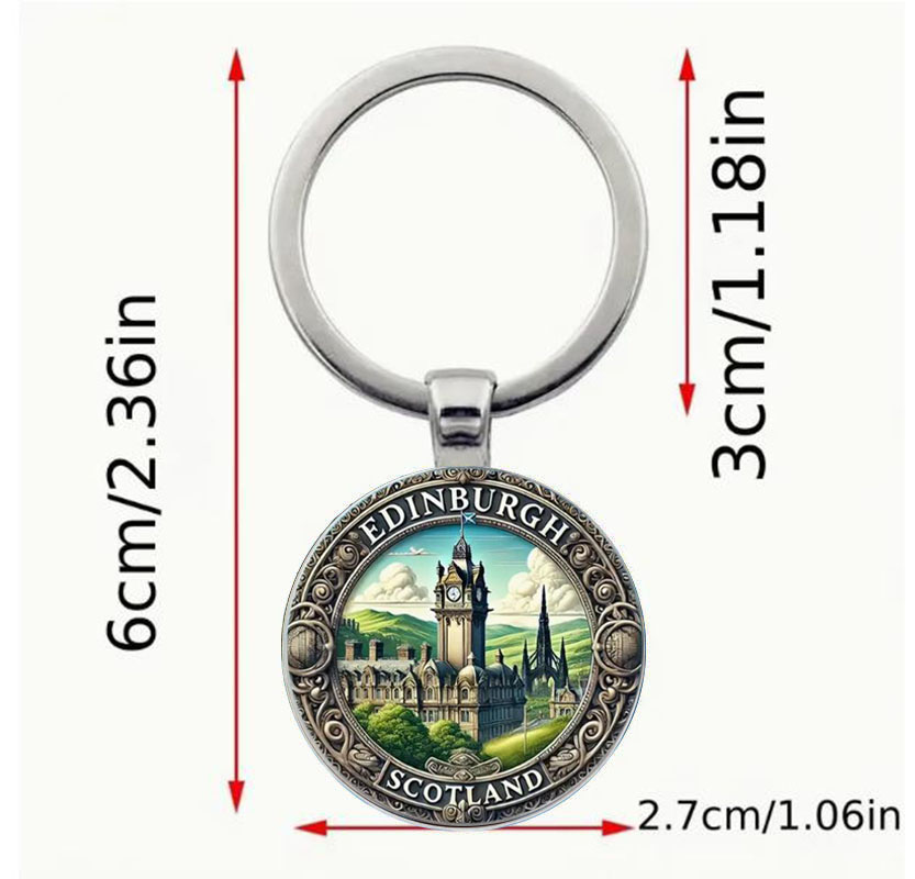 Edinburgh Scottish Keychain, a - Vintage Fashion Edinburgh review and price