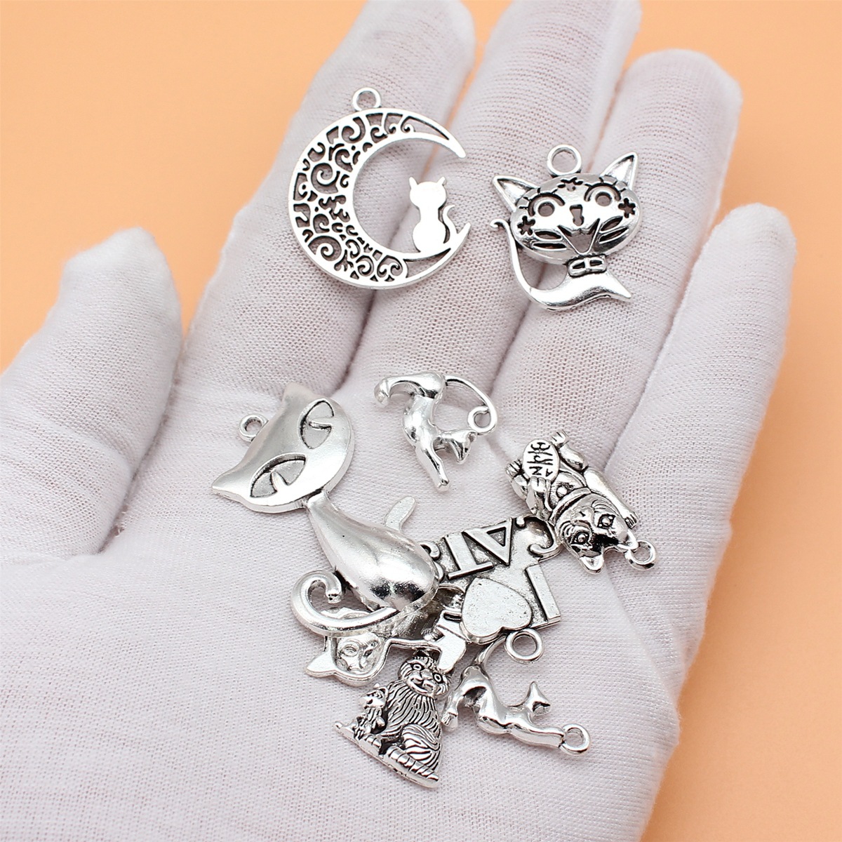 100Pcs/Bag 9 Styles Antique Si - Vintage Fashion Theme review and price
