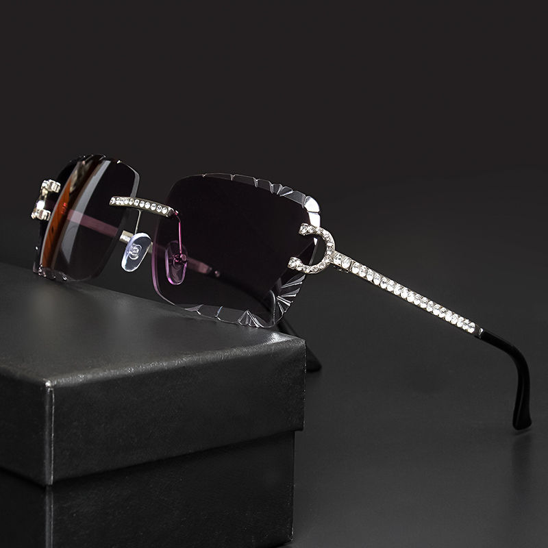 Fashion Rimless Square Sunglas - Vintage Fashion Brands review and price