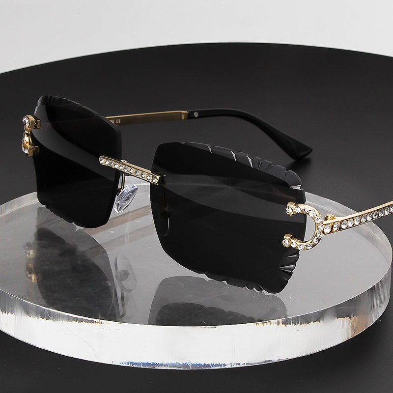 Fashion Rimless Square Sunglas - Vintage Fashion Brands review and price