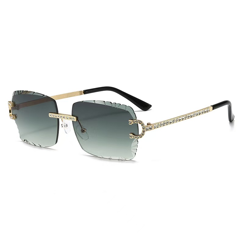 Fashion Rimless Square Sunglas - Vintage Fashion Brands review and price