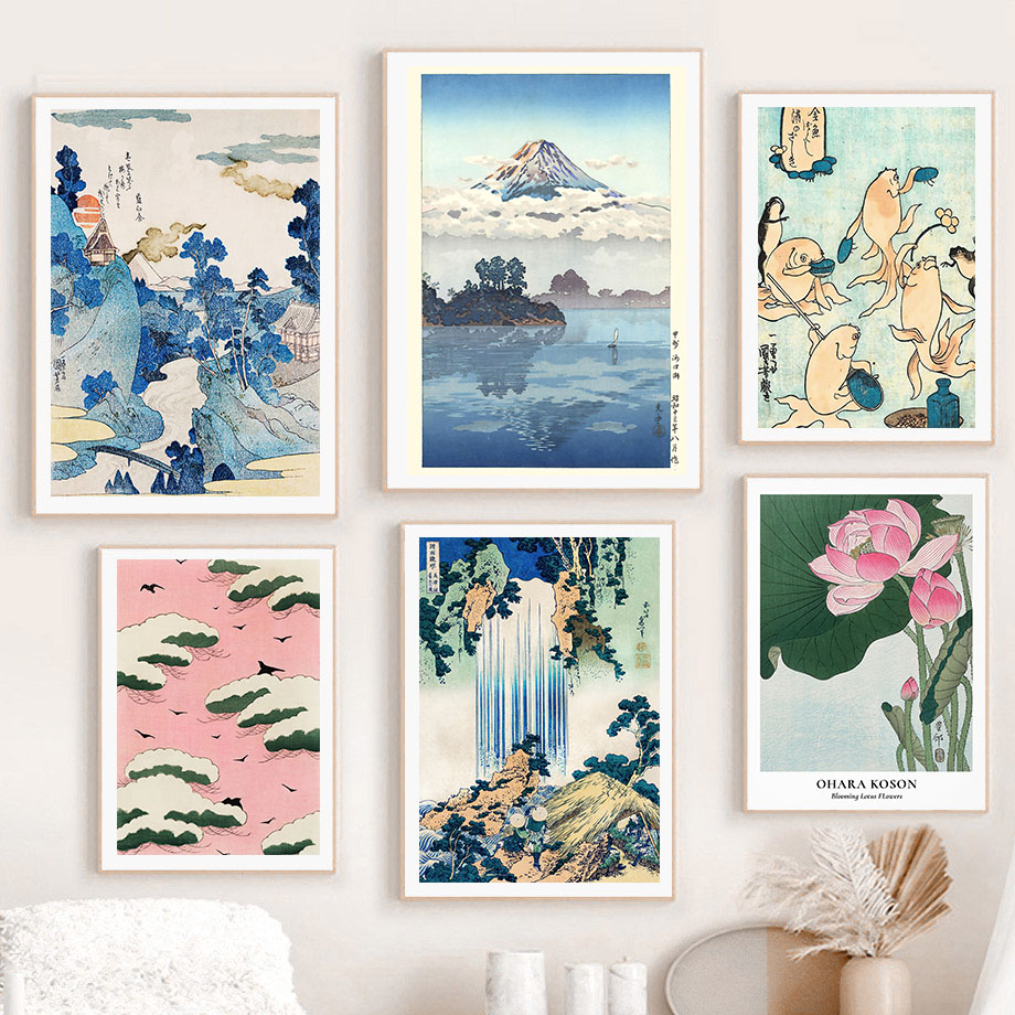 Hokusai Ohara Koson Japanese A - Vintage Fashion Wall Art review and price