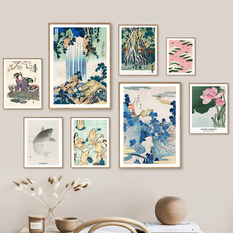 Hokusai Ohara Koson Japanese A - Vintage Fashion Wall Art review and price