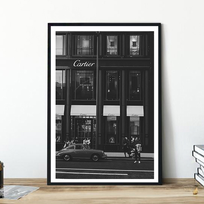 European Street Canvas Paintin - Vintage Fashion Illustrations review and price