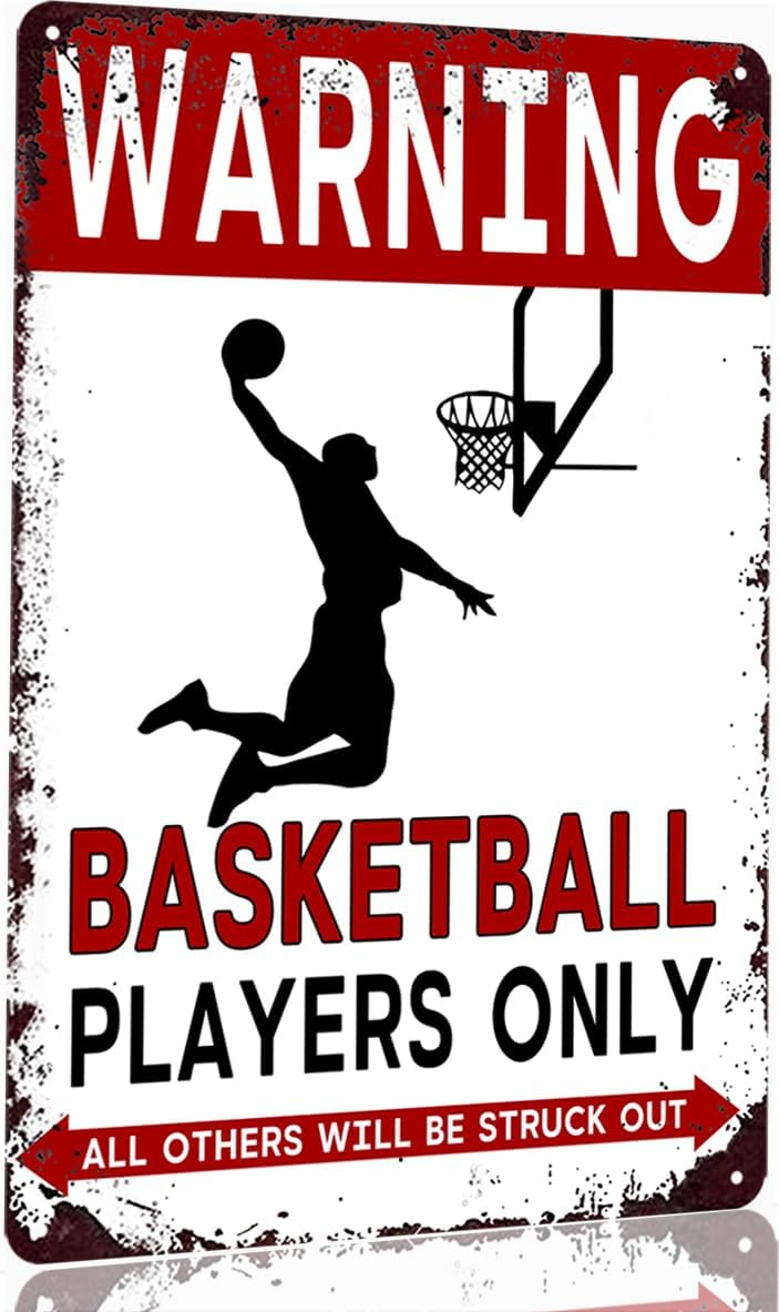 Basketball Tin Sign Decor Gift - Vintage Fashion Posters review and price